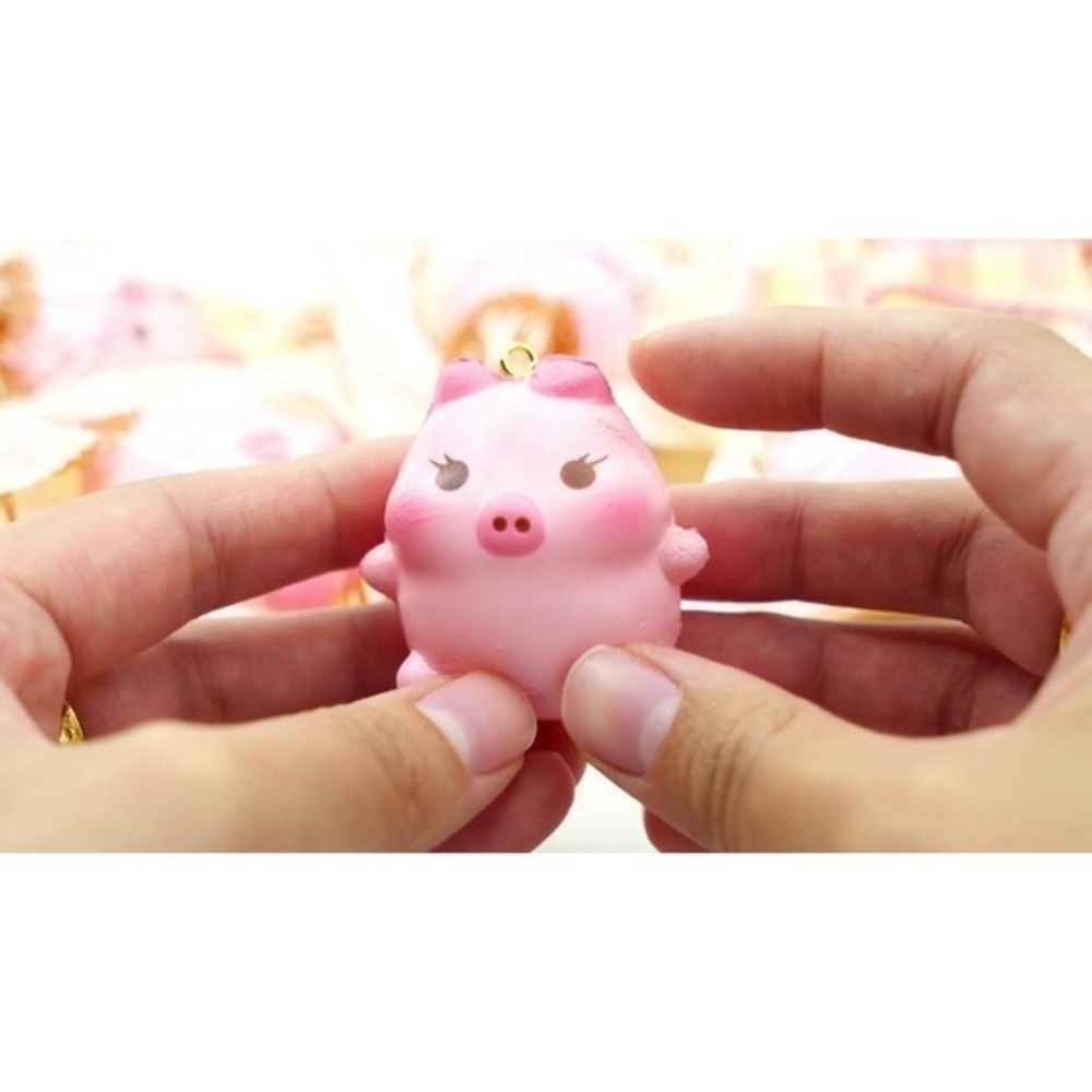 Creamiicandy Squishies Marshmellii Pig 2016 Squishy Scented Mini BOY Pink NEW - Picture 3 of 4
